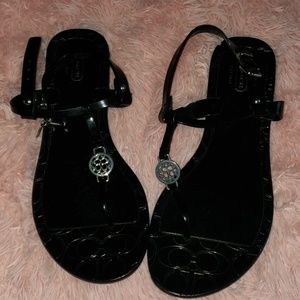 COACH- Black sandles